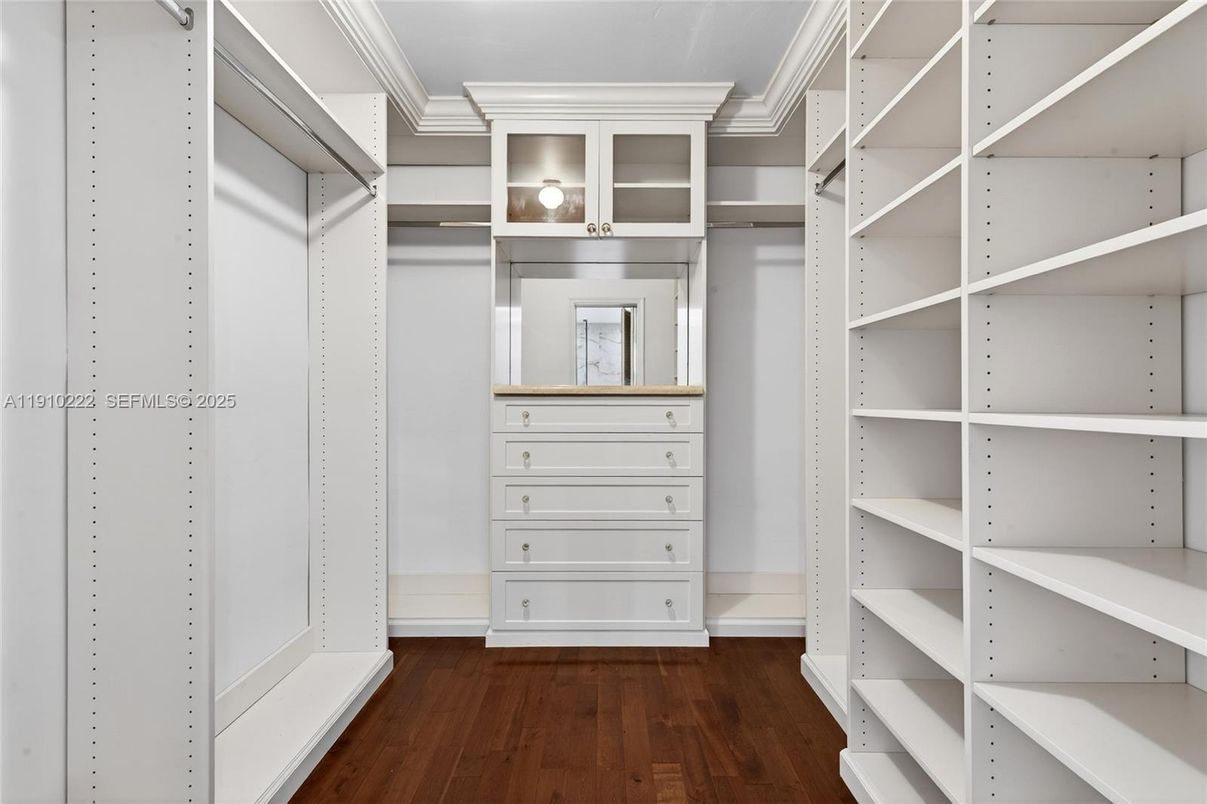 Interior, Walk-in Closets, Wood Texture Flooring