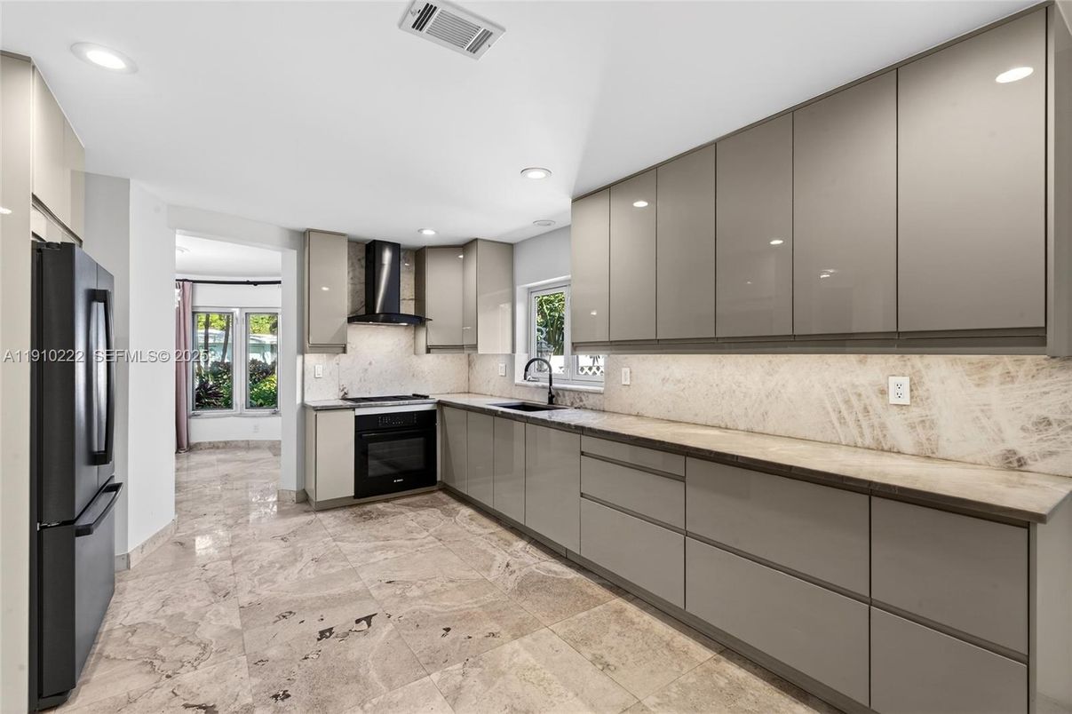 Interior, Kitchen, Recessed Lighting, Stainless Steel Appliances