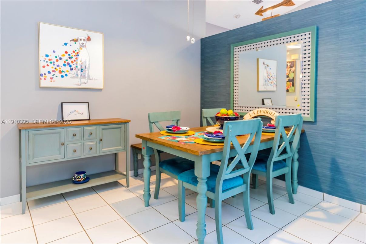 Dining room, Interior, Pendant Lights