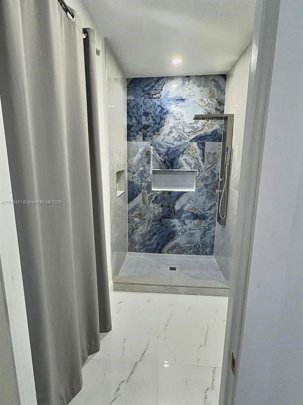 Interior, Marble, Marble Walls, Recessed Lighting