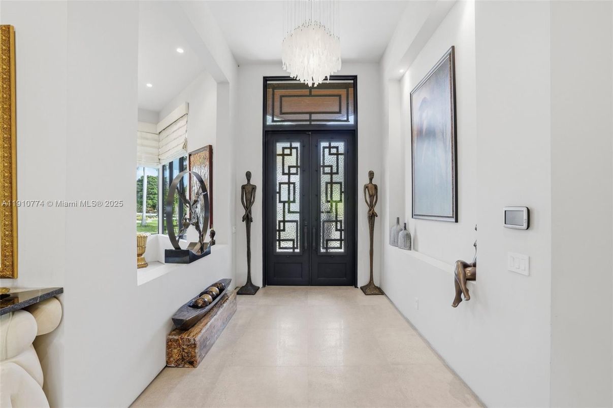 Chandelier, Interior, Recessed Lighting