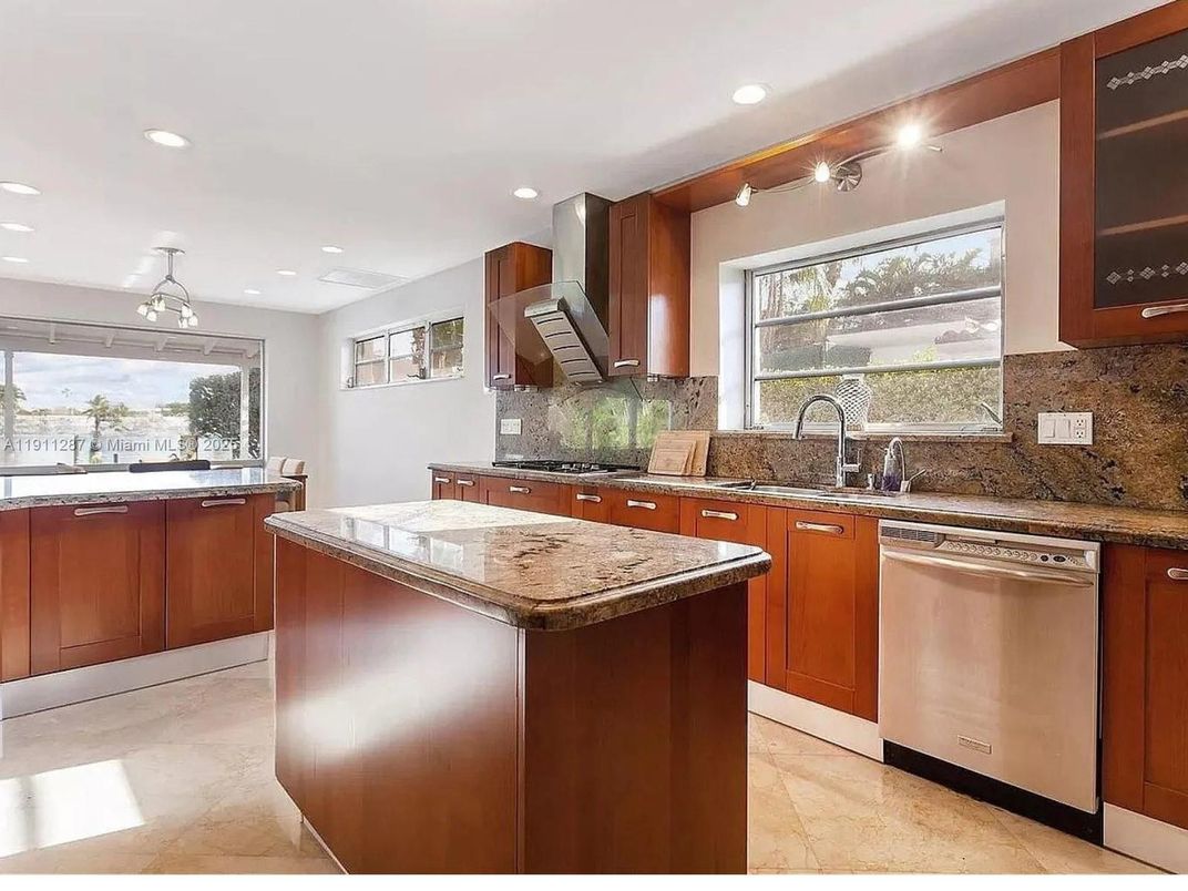 Interior, Kitchen, Recessed Lighting, Stainless Steel Appliances
