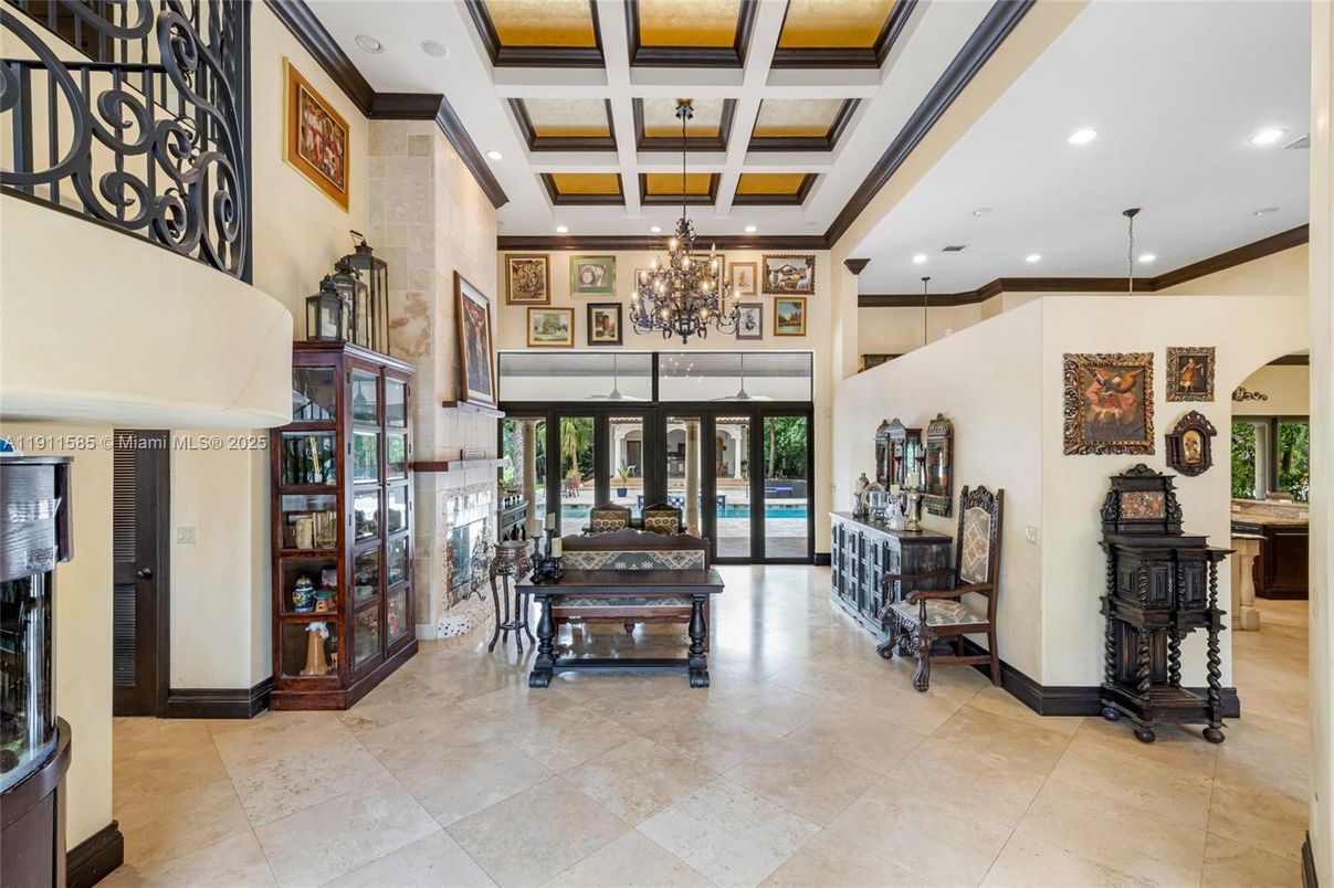 Chandelier, Interior, Recessed Lighting