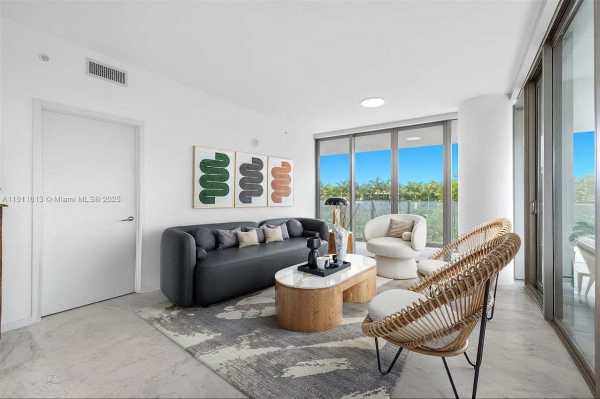 Interior, Living room, Marble, Recessed Lighting, Water