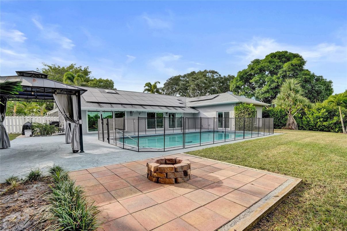 Backyard, Exterior, Pool, Solar Panels