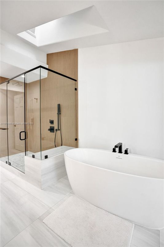 Bathroom, Free Standing Baths, Glass Shower, Interior