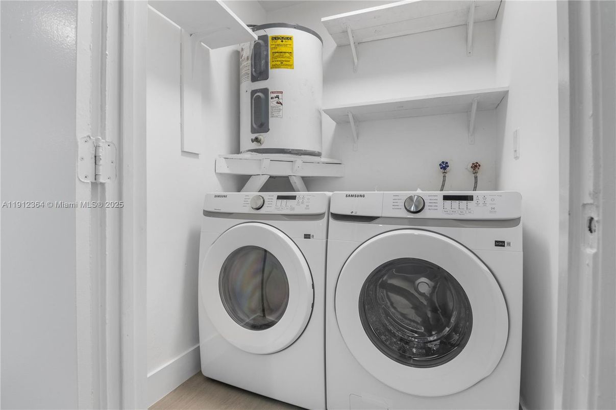 Interior, Utility Closets, Washer