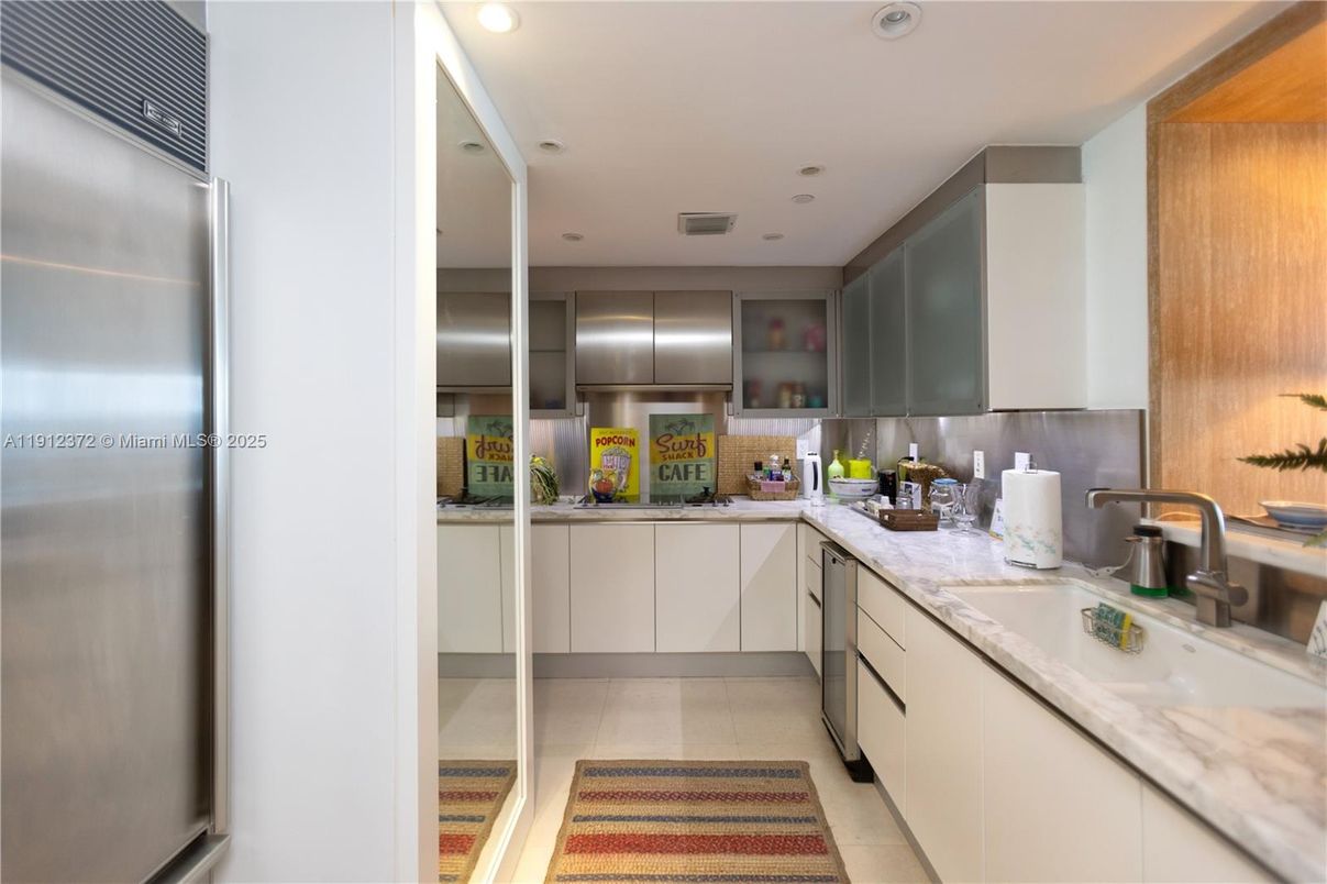 Interior, Kitchen, Recessed Lighting, Stainless Steel Appliances