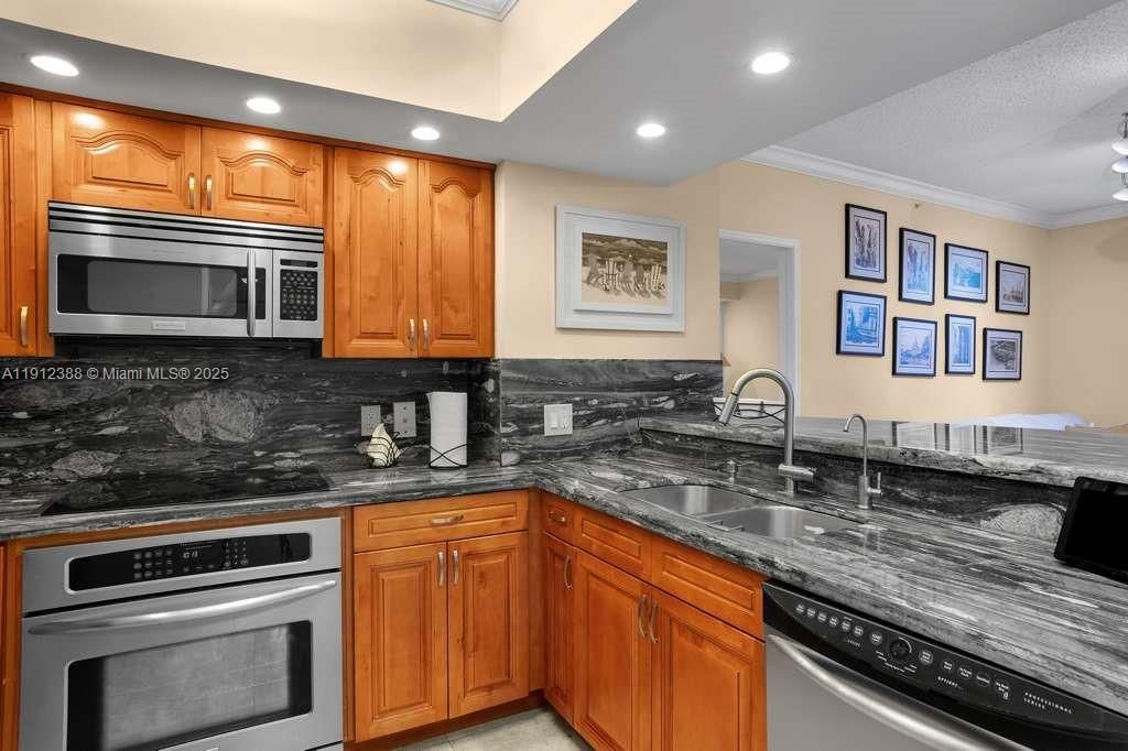 Interior, Kitchen, Recessed Lighting, Stainless Steel Appliances