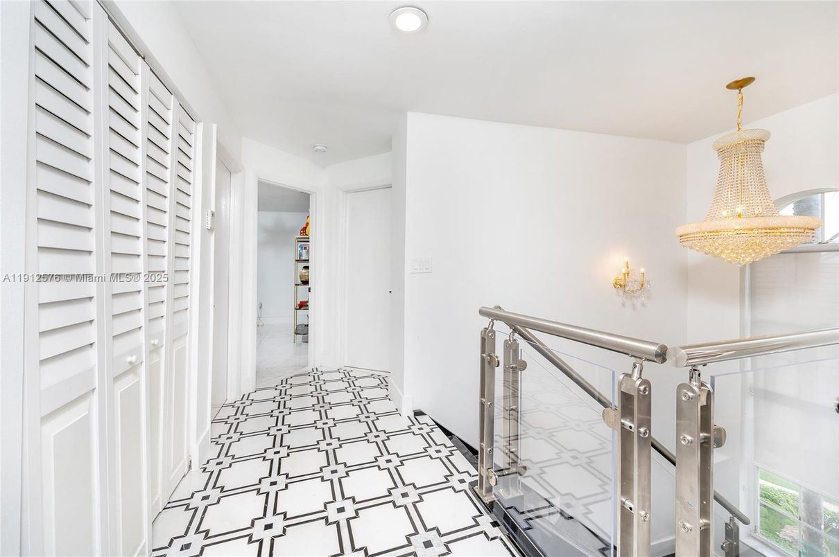 Chandelier, Interior, Recessed Lighting