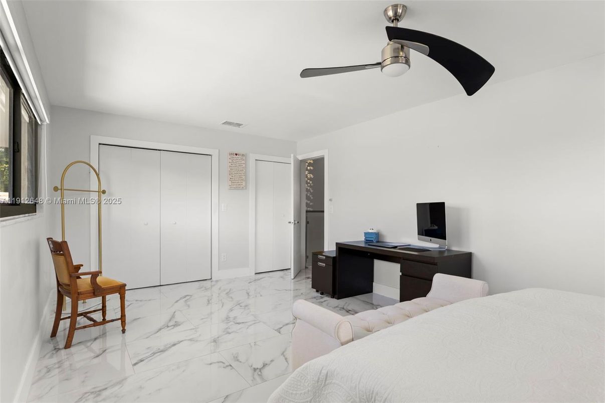 Bedroom, Home Office, Interior, Marble