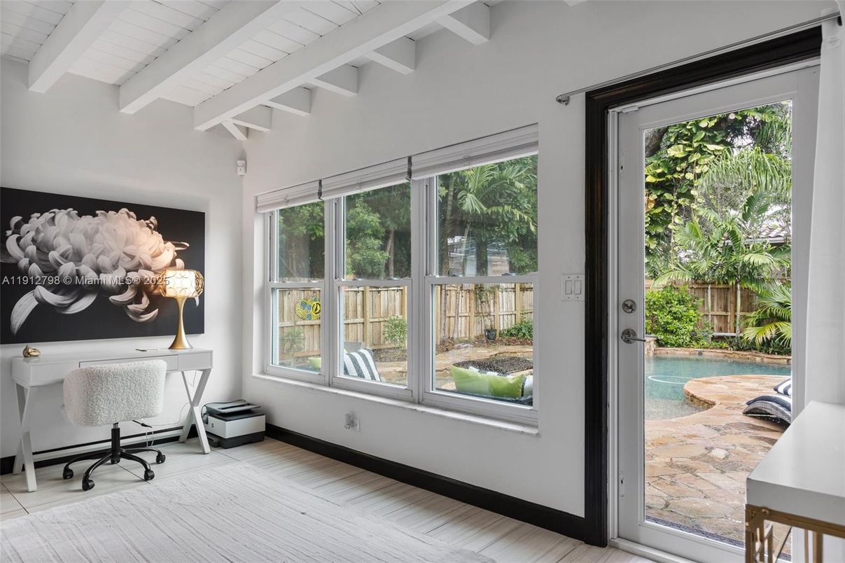 Home Office, Interior, Wood Texture Flooring