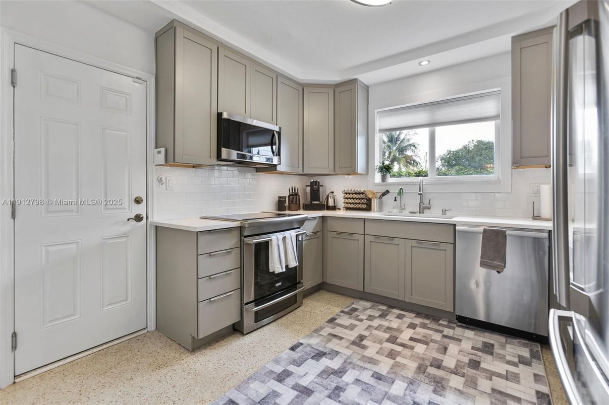 Interior, Kitchen, Recessed Lighting, Stainless Steel Appliances