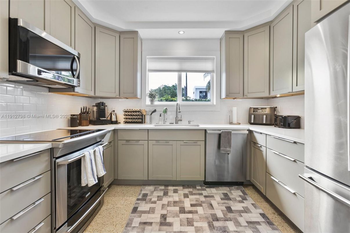 Interior, Kitchen, Recessed Lighting, Stainless Steel Appliances