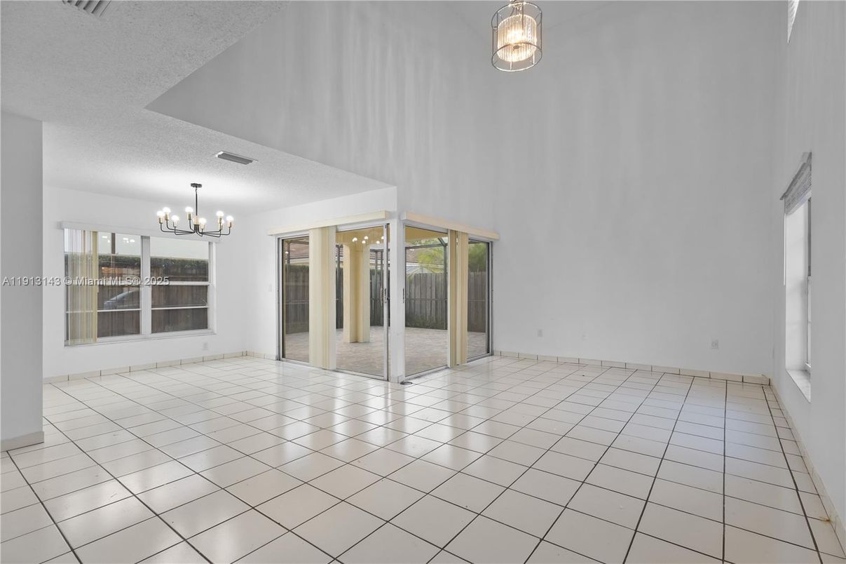 Chandelier, Empty room, Interior