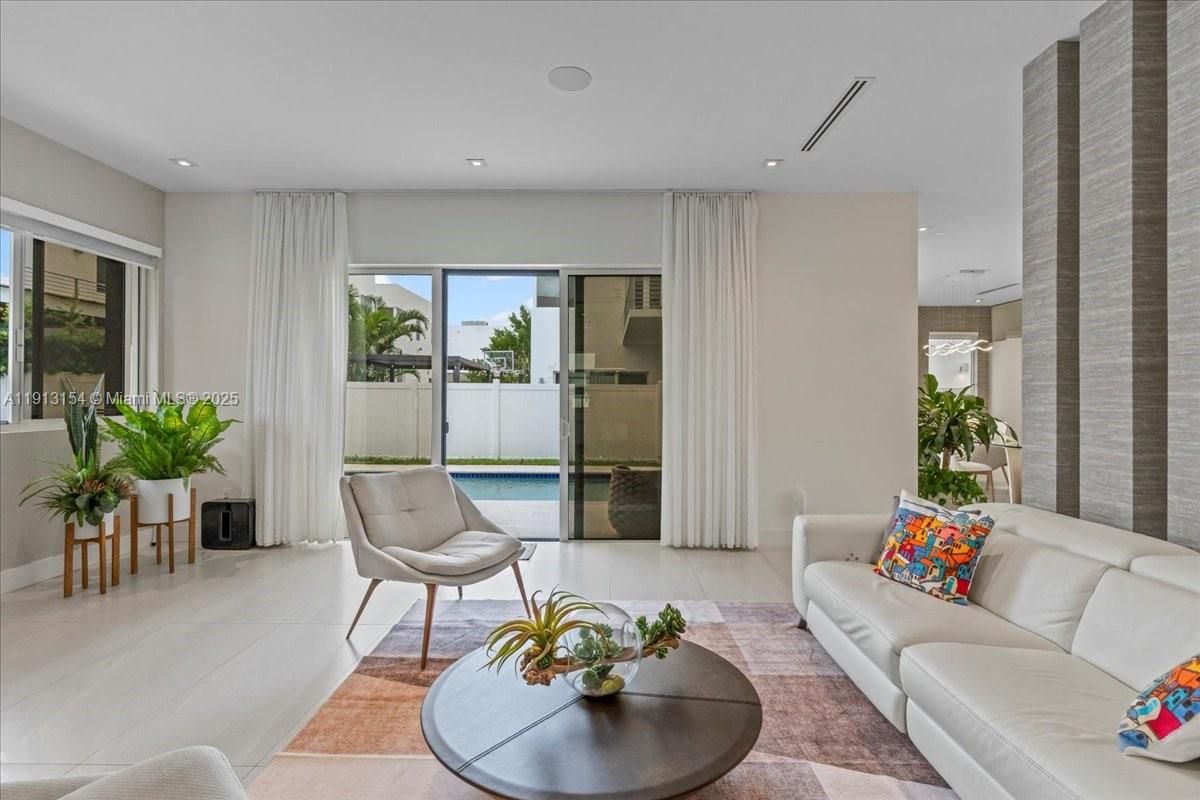 Interior, Living room, Recessed Lighting