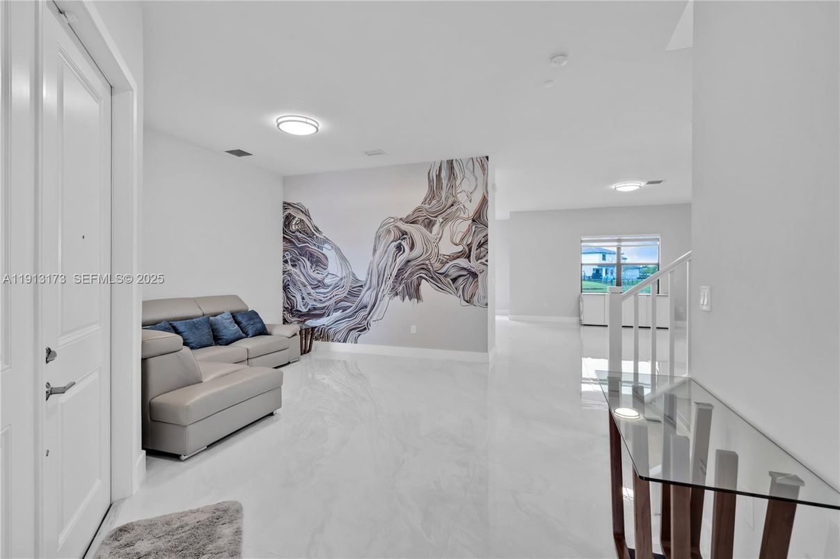 Interior, Marble, Recessed Lighting