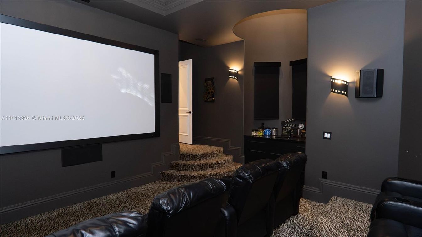 Interior, Projection Screen, Theatre Room