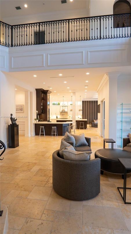 Interior, Kitchen, Living room, Pendant Lights, Recessed Lighting