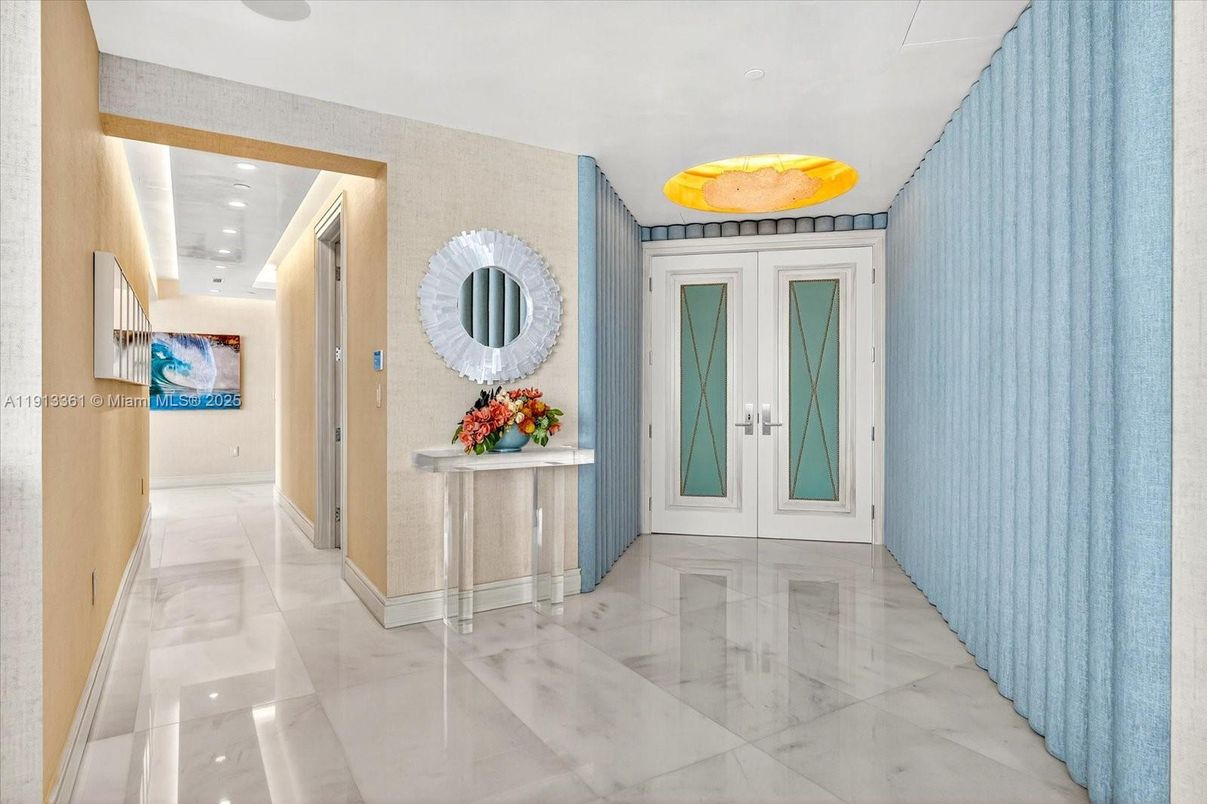 Interior, Marble, Recessed Lighting