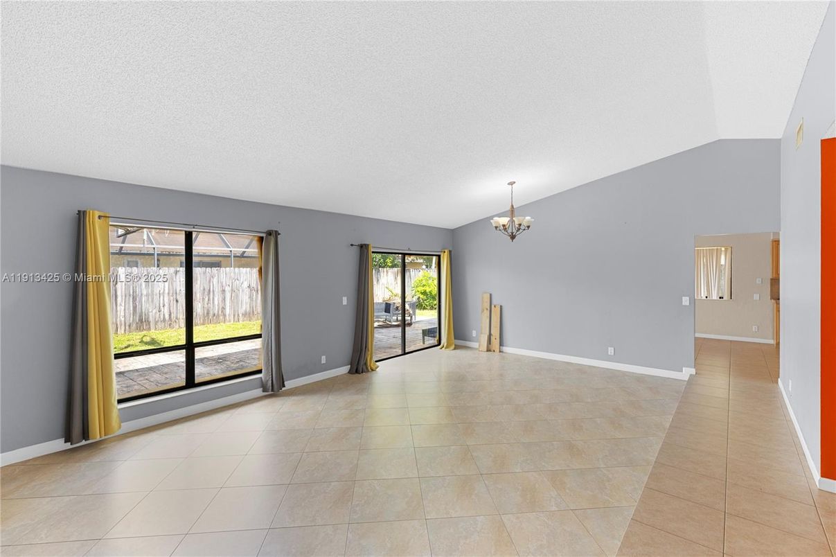 Chandelier, Empty room, Interior