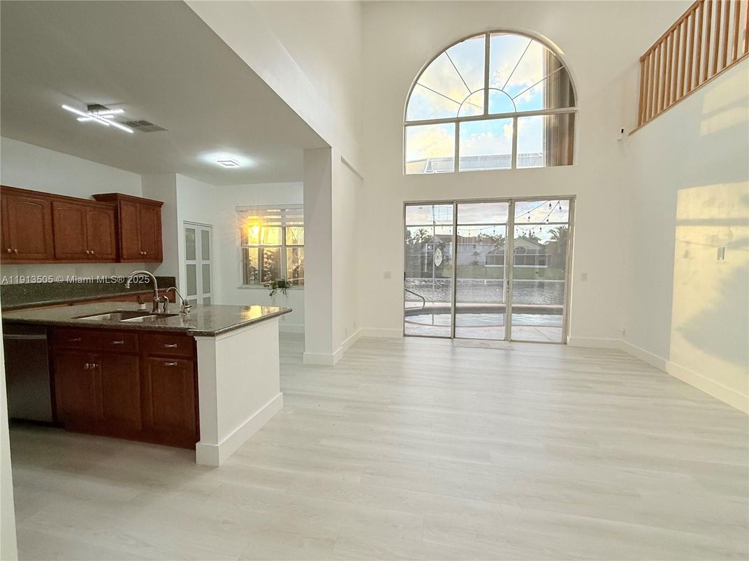 Interior, Kitchen, Wood Texture Flooring