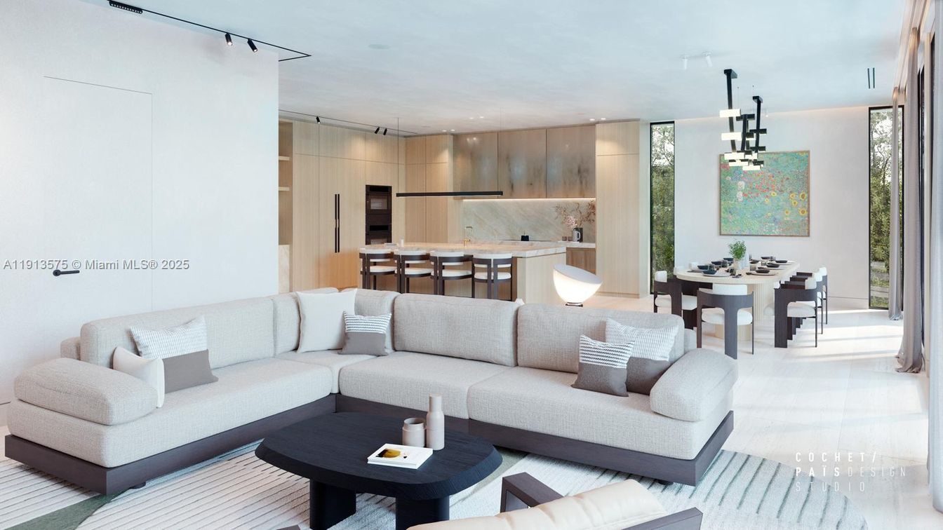 Dining room, Interior, Kitchen, Living room, Pendant Lights