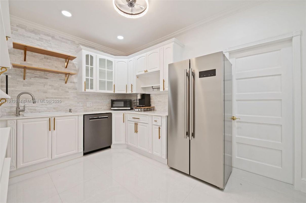 Interior, Kitchen, Recessed Lighting, Stainless Steel Appliances