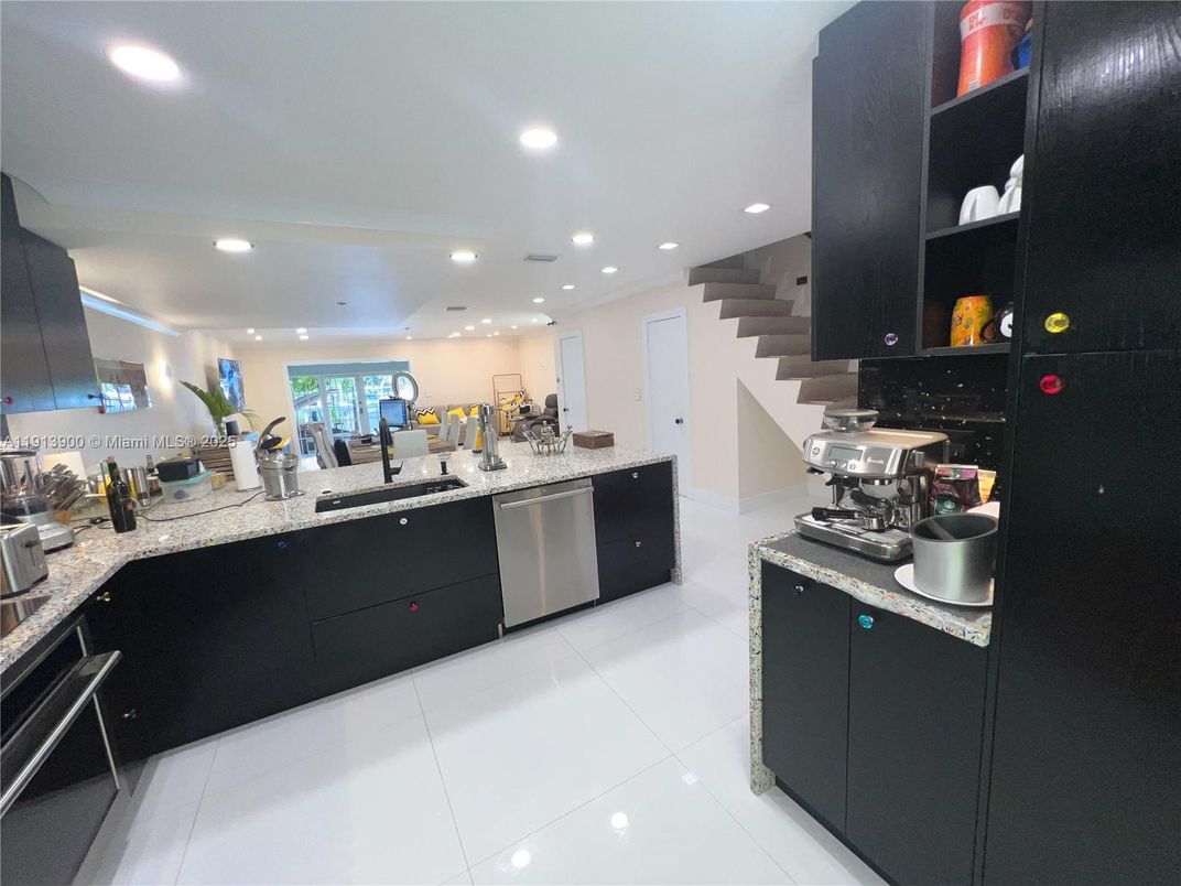 Interior, Kitchen, Recessed Lighting, Stainless Steel Appliances