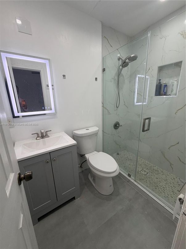 Bathroom, Glass Shower, Interior, Marble Walls