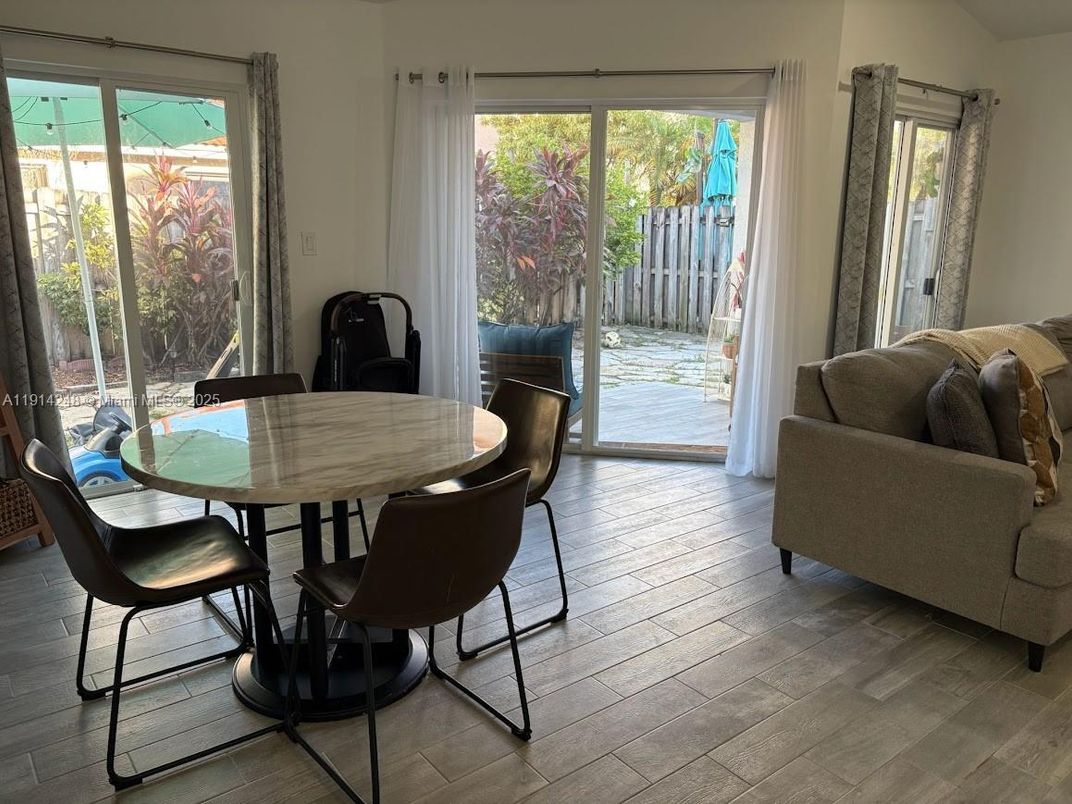 Dining room, Interior, Wood Texture Flooring