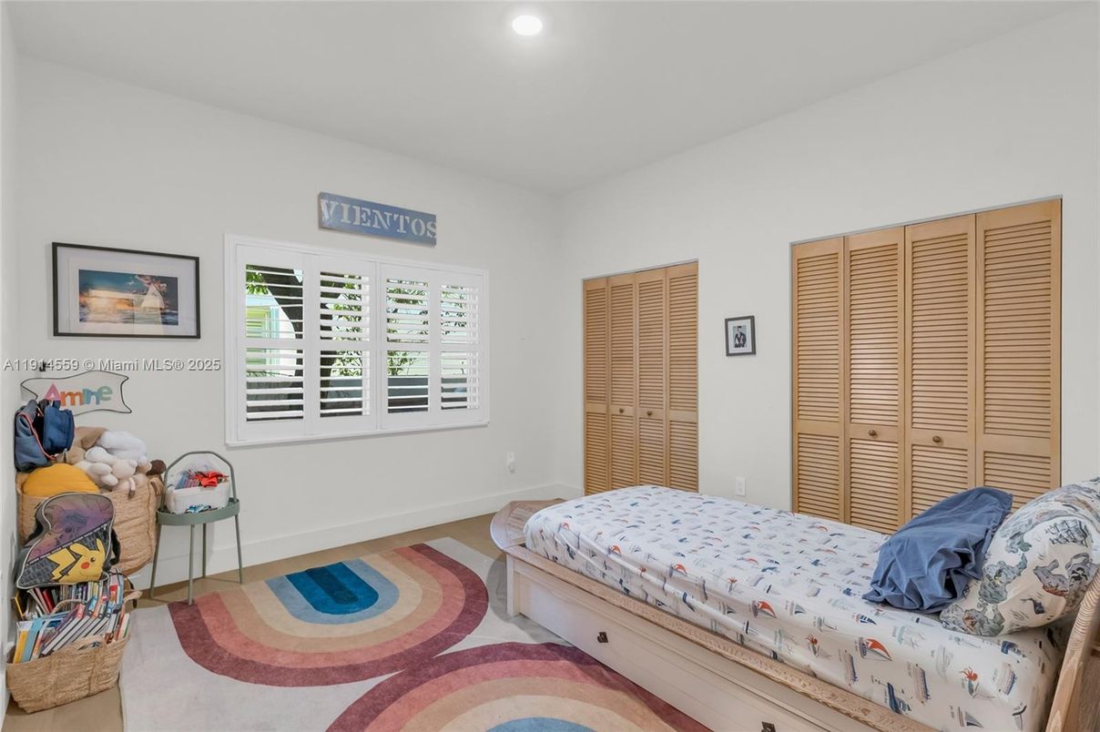 Bedroom, Interior, Recessed Lighting