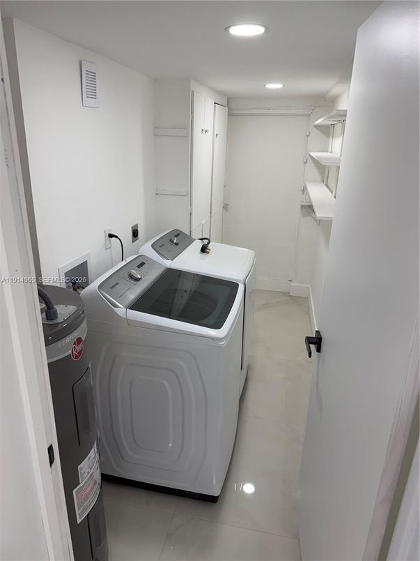 Interior, Recessed Lighting, Washer
