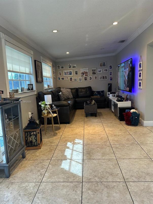 Interior, Living room, Recessed Lighting