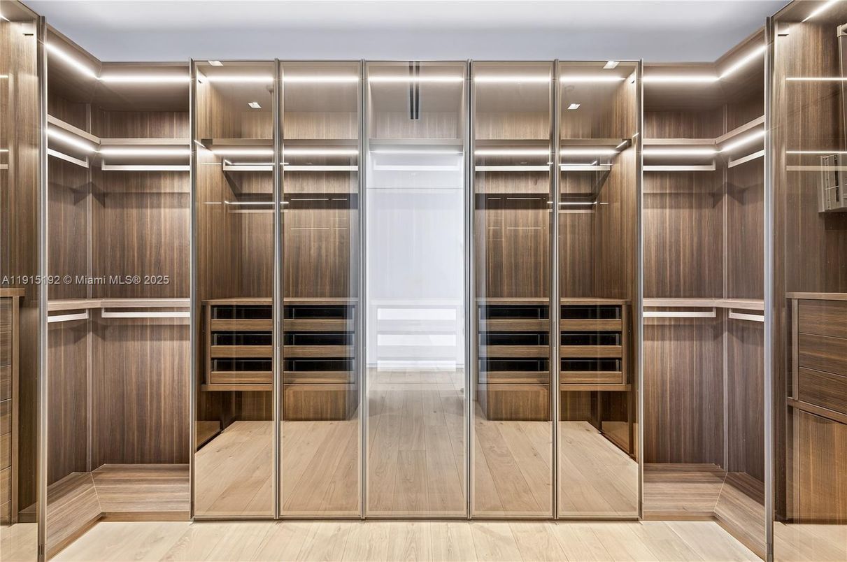Interior, Walk-in Closets, Wood Texture Flooring