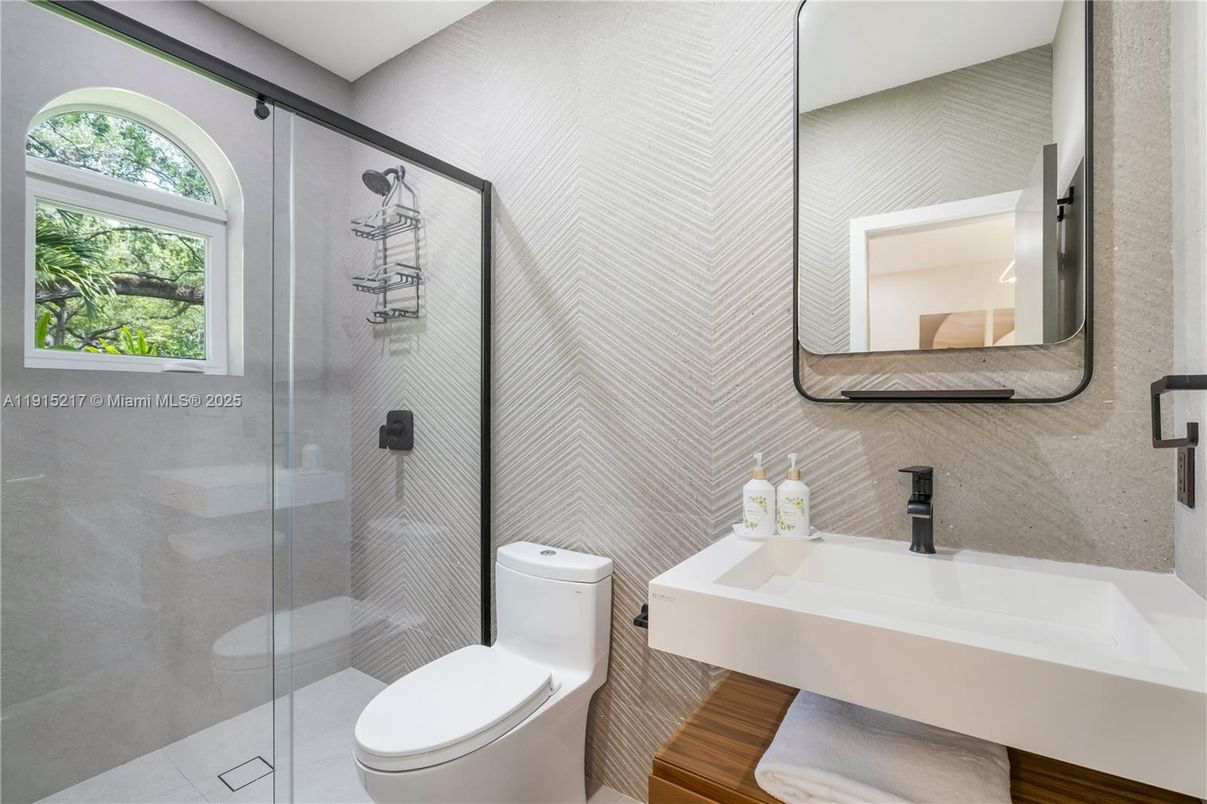 Bathroom, Glass Shower, Interior