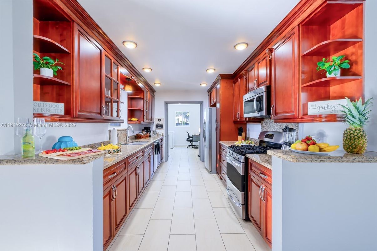 Interior, Kitchen, Recessed Lighting, Stainless Steel Appliances