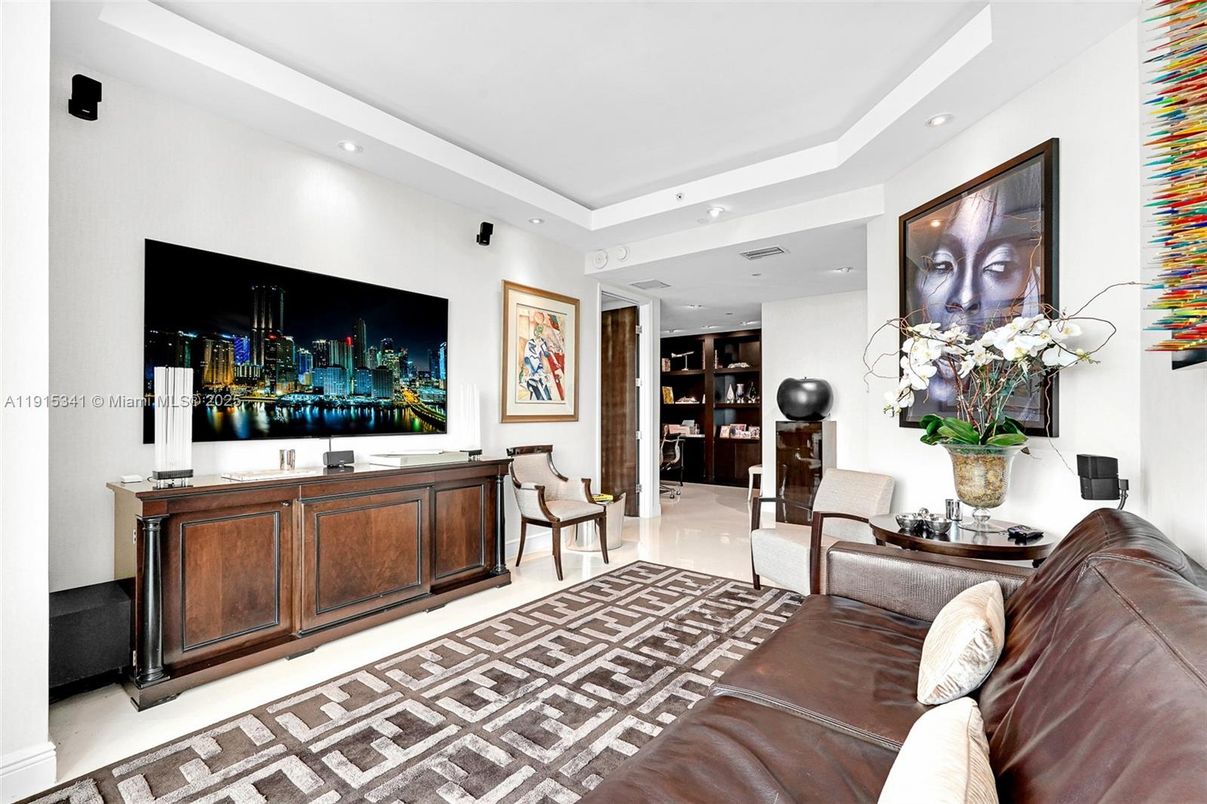 Interior, Living room, Recessed Lighting