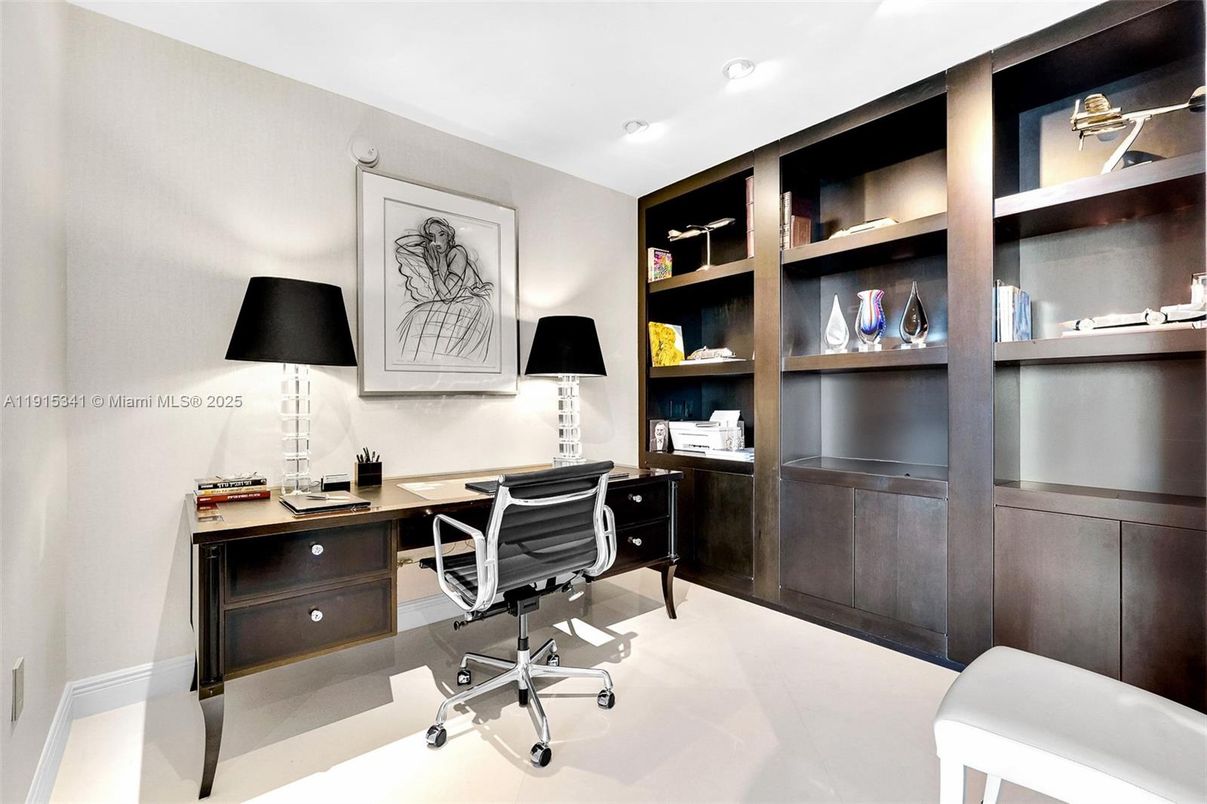 Home Office, Interior, Recessed Lighting