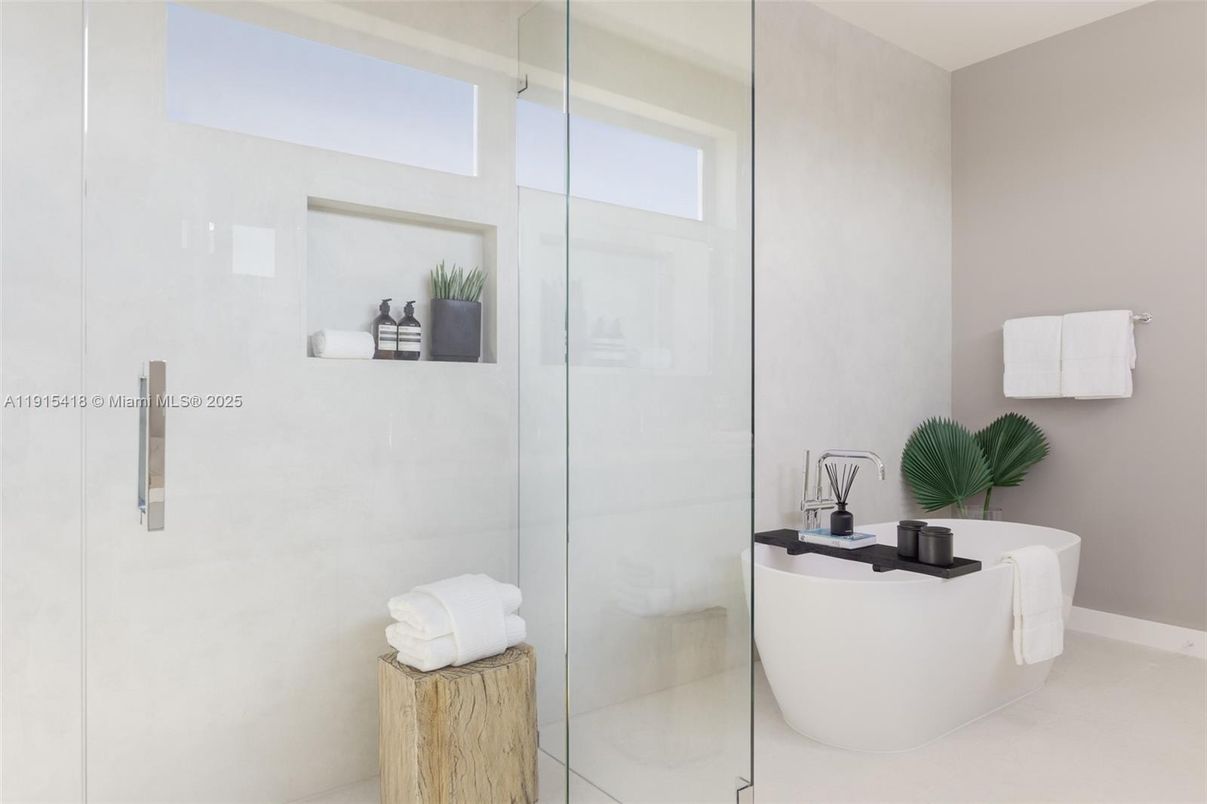 Bathroom, Glass Shower, Interior