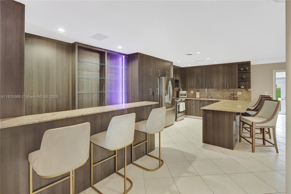 Interior, Kitchen, Recessed Lighting, Stainless Steel Appliances