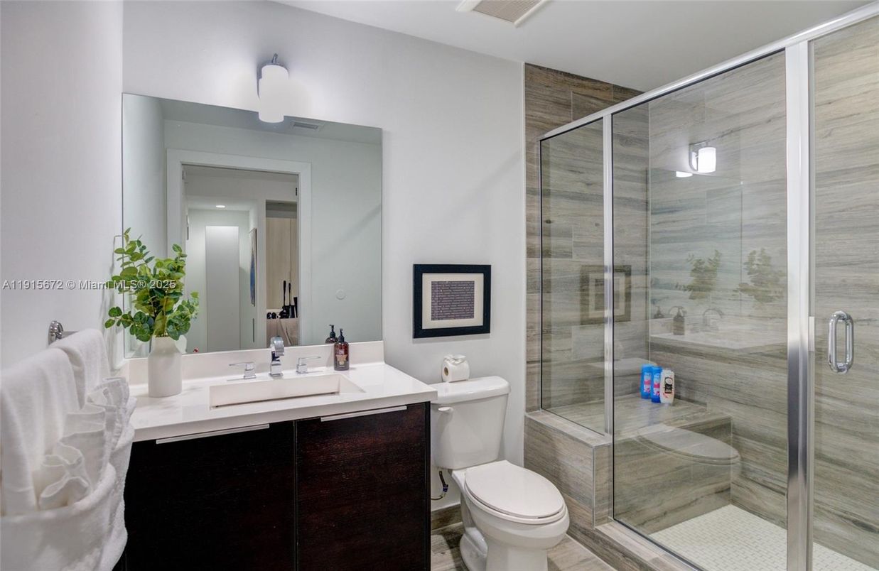 Bathroom, Glass Shower, Interior