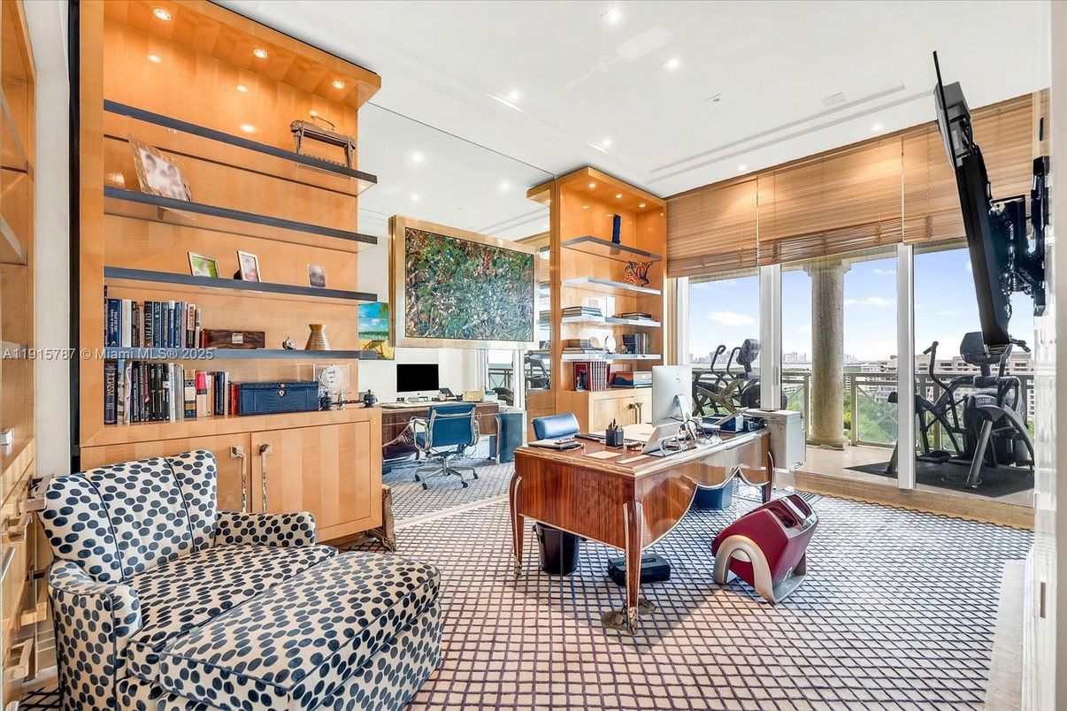 Home Office, Interior, Recessed Lighting