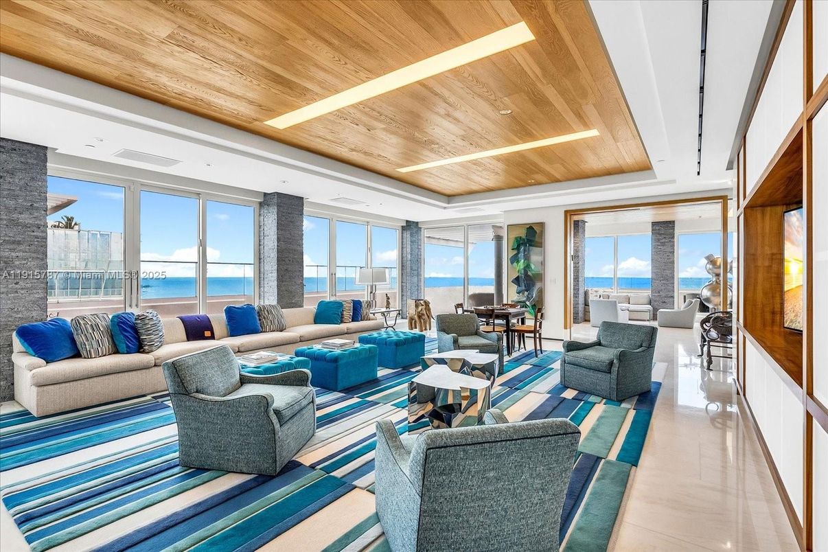 Interior, Living room, Water, Wooden Ceilings