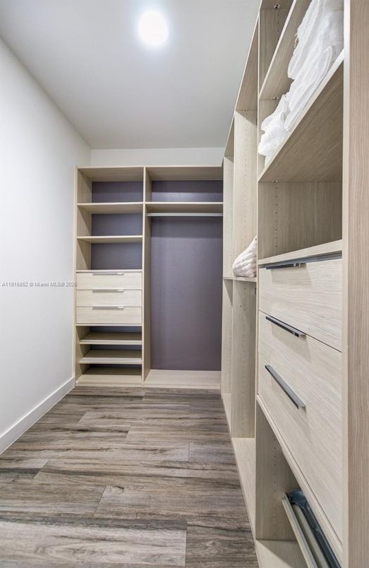 Interior, Recessed Lighting, Walk-in Closets, Wood Texture Flooring