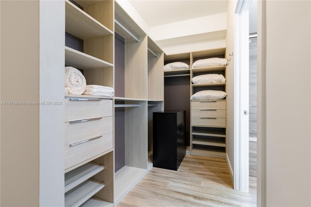 Interior, Walk-in Closets, Wood Texture Flooring