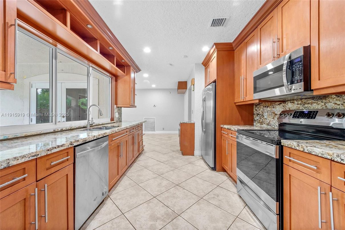Interior, Kitchen, Recessed Lighting, Stainless Steel Appliances