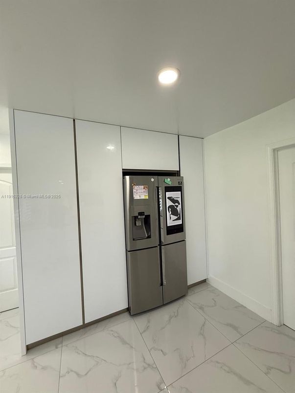 Elevator, Interior, Marble, Recessed Lighting