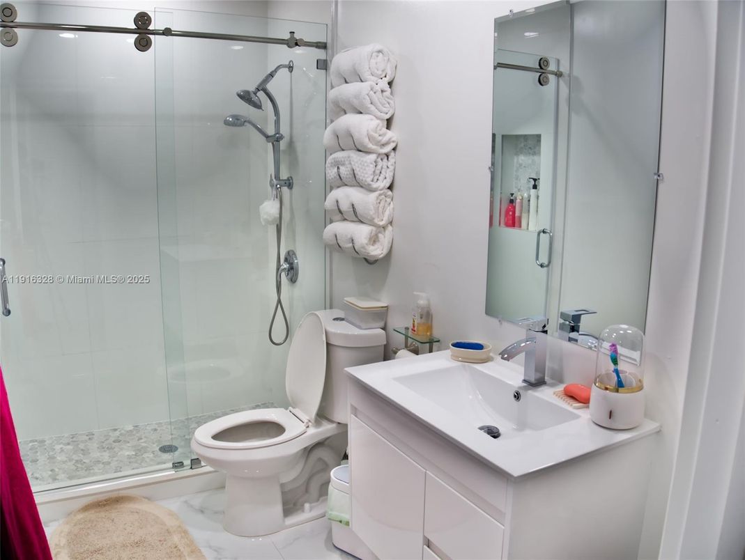 Bathroom, Glass Shower, Interior