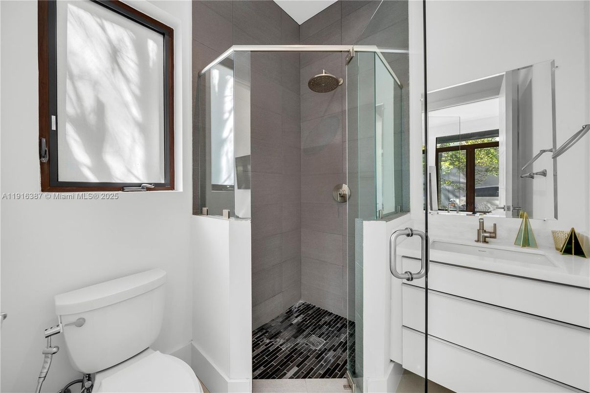 Bathroom, Glass Shower, Interior